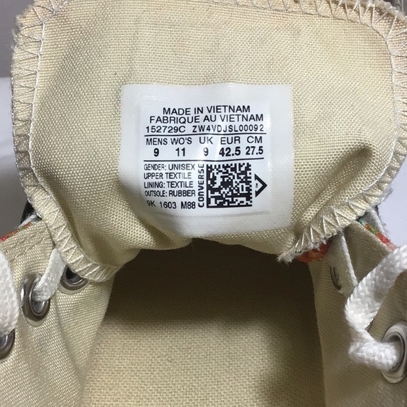 CONVERSE ALL STAR TROPICAL PRINT SNEAKER - Picture 5 of 7